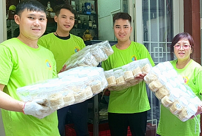 Làm 200kg cá tra từ thiện miền trung 2020