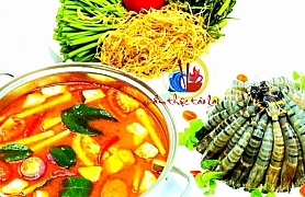 Lẩu Tôm Sú YAMKOMTHAI 1KG