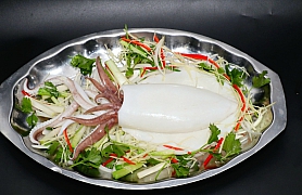 Mực Hấp Gừng