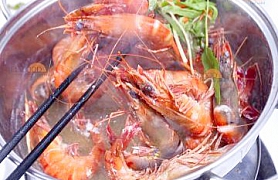 Tôm Sú Hấp Chanh Dây 1KG